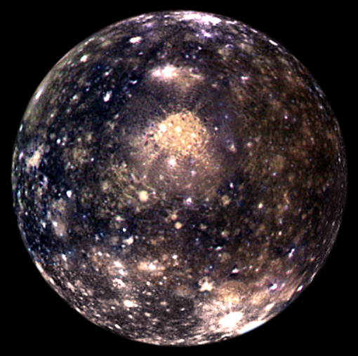 Callisto, Jupiter's Moon NASA
