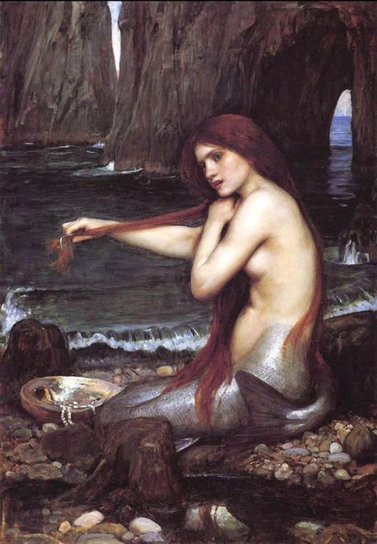 John William Waterhouse - 'Mermaid' {{PD}}